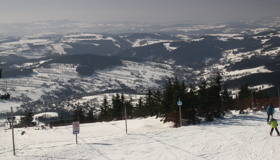 Lysá hora - pohled na jih