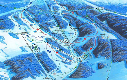 Map of the Ski resort